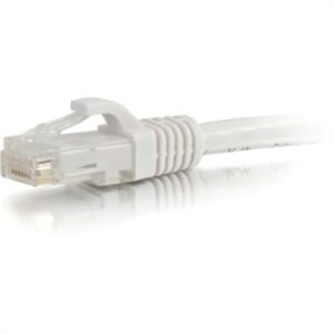 00959 6 in. Cat6 Snagless Unshielded-UTP Ethernet Network Patch Cable - White