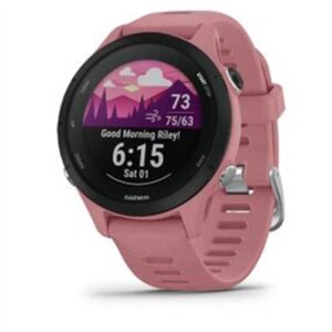 Garmin 010-02641-03 Forerunner 255S Running Smartwatch, Light Pink - All