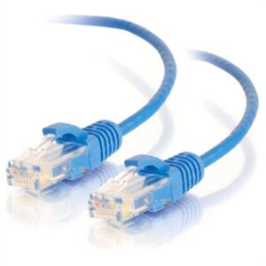 C2G - AV Line 01072 1 Ft. Cat6 Blue UTP 28Awg Slim Patch Cable