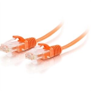 1179 10 Ft. Cat6 Snagless Unshielded Slim Ethernet Network Patch Cable - Orange