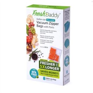 Presto 09514 Fresh Daddy Gallon Vacuum Zipper Bag