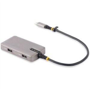 StarTech.com USB-C Multiport Adapter - 4K 60Hz HDMI W/HDR - 3-Port USB Hub - 100W Power Delivery Pass-Through - Works with Chromebook Certified - Wind