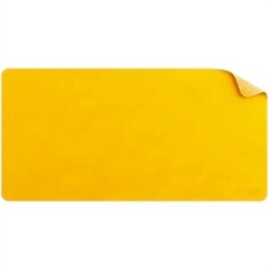 Mobile Pixels Inc. PU Leather Desk Mat, 31.5" X 15.75", Racing Yellow (115-1001P04)