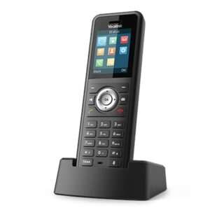 YeaLink 1302006 Ruggedized DECT Handset - Cordless - DECT, Bluetooth - 1.8 in. Screen Size - 1 Day Battery Talk Time, Black