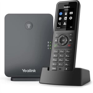 Yealink W77P Professional DECT Phone System, Black | Quill