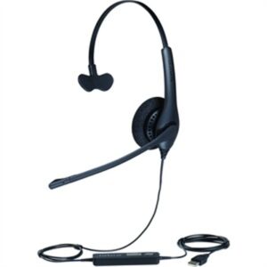 Jabra BIZ 1500 USB Over-the-Head Noise-Cancelling Headset, Black