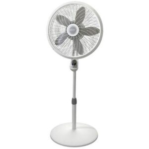 1885 18 in. Pedestal Fan White