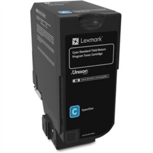 74C1SC0 | Original Lexmark Toner Cartridge - Cyan