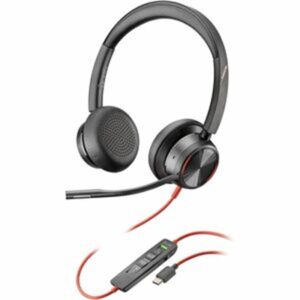 POLY Blackwire 8225 Stereo USB-C Headset +USB-C/a Adapter