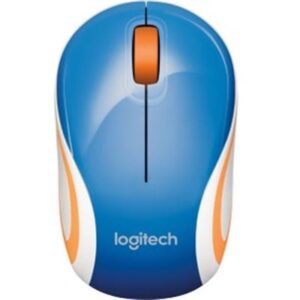 Logitech 910-002728 Wireless Optical Mini Mouse, Blue