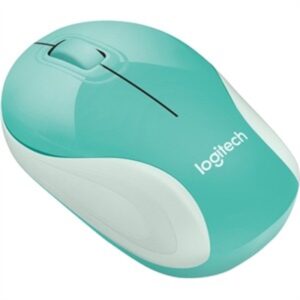 Logitech M187 Wireless Optical USB Mouse, Bright Teal (910-005363)