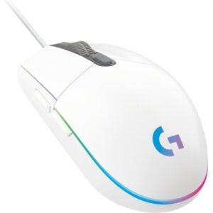 Logitech G203 LIGHTSYNC 8000 DPI Optical Gaming Mouse - White
