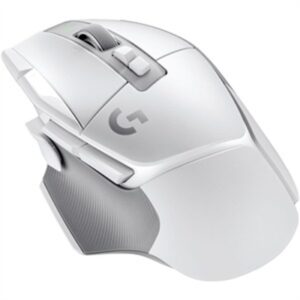 Logitech G502 X Lightspeed Wireless Gaming Mouse with Wireless Charging System Bundle in White
