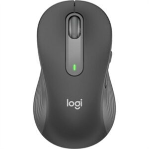 Logitech Signature M650 Left-Handed Wireless Mouse, Large, Graphite