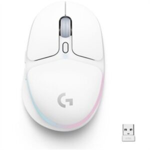 Logitech G705 Wireless Gaming Mouse with Customizable LIGHTSYNC RGB Lighting (White Mist)