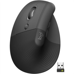 Logitech Lift Left Vertical Ergonomic 4000 DPI Wireless Mouse - Graphite