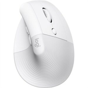Logitech Lift Ergonomic 4000 DPI Wireless Mouse for Mac - Off-White