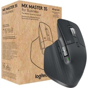 Logitech MX Master 3S Mouse for Business (Graphite) - Brown Box
