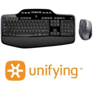 Logitech Mk710 Wireless Keyboard + Mouse Combo, 2.4 Ghz Frequency/30 Ft Wireless Range, Black ( LOG920002416 )