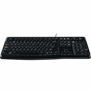 Logitech K120 Ergonomic Desktop Wired Keyboard, USB, Black ( LOG920002478 )