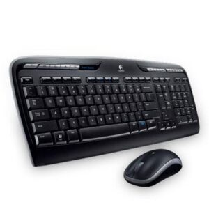 Logitech Mk320 Wireless Keyboard + Mouse Combo, 2.4 Ghz Frequency/30 Ft Wireless Range, Black ( LOG920002836 )