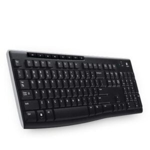 Logitech K270 Wireless Keyboard, USB Unifying Receiver, Black ( LOG920003051 )