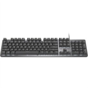 Logitech K845 Mechanical Illuminated Corded Aluminum Keyboard (Red Switches) W/ Mouse and USB Hub in Black