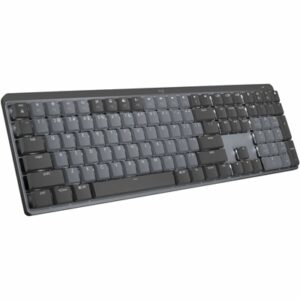 Logitech MX Mechanical Wireless Illuminated Keyboard (Tactile, Graphite) with Wireless Mouse Bundle