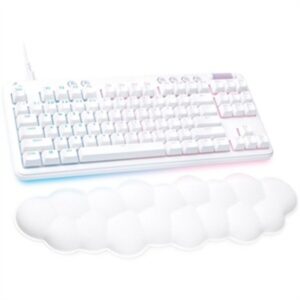 Logitech G Aurora Collection G713 Backlit Mechanical GX Red Linear Gaming Keyboard - White Mist
