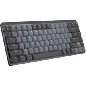 Logitech MX Mechanical Mini for Mac Minimalist Wireless Illuminated Keyboard in Space Gray