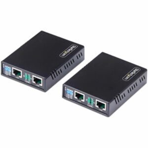 StarTech.com 10/100 Ethernet Extender Kit up to 0.5mi (800m), Long-Range LAN Over Single Pair Wire/RJ45 UTP, Ethernet Booster