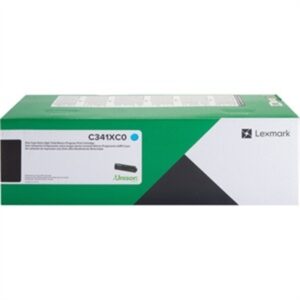 Lexmark C341xc0 Return Program Extra High-yield Toner, 4,500 Page-yield, Cyan ( LEXC341XC0 )