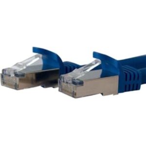 StarTech 10' Shielded Snagless Cat 6a STP Patch Cable, Blue