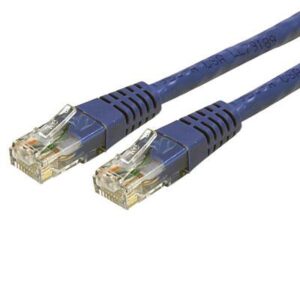 StarTech 15' Molded Cat6 UTP Patch Cable with RJ-45 Male Connectors, Blue
