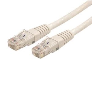 C6Patch3Wh 3 Ft White Molded Cat 6 Patch Cable