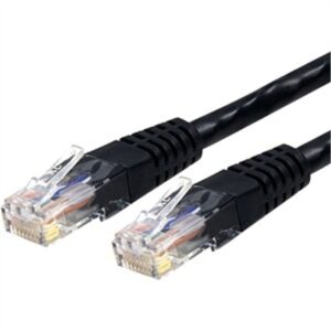 C6PATCH50BK 50 Ft Black Molded Category 6 Patch Cable - ETL Verified