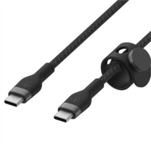 Belkin USB-C to Braided Silicone 1m Twin - Cable - Digital