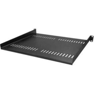 StarTech.com 1U Server Rack Shelf - Universal Vented Rack Mount Cantilever Tray for 19" Network Equipment Rack & Cabinet - Heavy Duty Steel Weight Ca