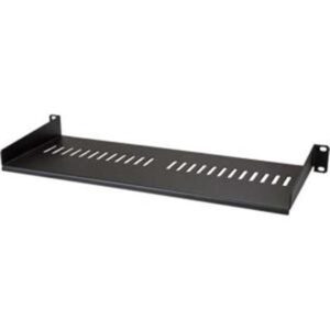 StarTech.com 1U Server Rack Shelf - Universal Vented Rack Mount Cantilever Tray for 19" Network Equipment Rack & Cabinet - Heavy Duty Steel Weight Ca