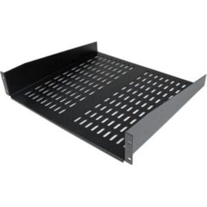 StarTech.com 2U Server Rack Shelf - Universal Vented Rack Mount Cantilever Tray for 19" Network Equipment Rack & Cabinet - Heavy Duty Steel - Weight C