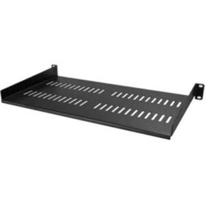 StarTech.com 1U Server Rack Shelf - Universal Vented Rack Mount Cantilever Tray for 19" Network Equipment Rack & Cabinet - Heavy Duty Steel Weight Ca