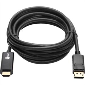 SIIG DisplayPort 1.2 to HDMI 10ft Cable 4K/30Hz - 10 Ft DisplayPort/HDMI a/V Cable for Audio/Video Device, HDTV, PC, Monitor, Notebook, Desktop.