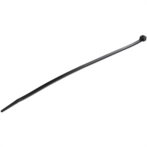 StarTech.com 10"(25cm) Cable Ties - 1/8"(4mm) Wide 2-5/8"(68mm) Bundle Diameter 50lb(22kg) Tensile Strength Nylon Self Locking Zip Ties W/Curved Tip 9