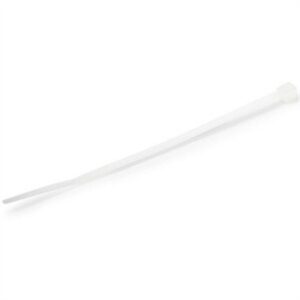 StarTech.com 4"(10cm) Cable Ties - 1/16"(2mm) Wide 7/8"(22mm) Bundle Diameter 18lb(8kg) Tensile Strength Nylon Self Locking Zip Ties with Curved Tip -