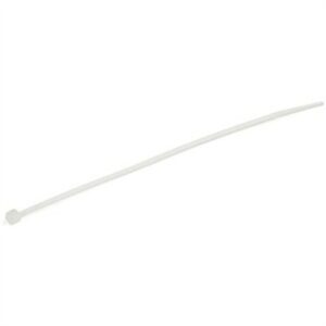 StarTech.com 6"(15cm) Cable Ties - 1/8"(3mm) Wide 1-3/8"(39mm) Bundle Diameter 40lb(18kg) Tensile Strength Nylon Self Locking Zip Ties W/ Curved Tip -