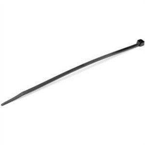 StarTech.com 8"(20cm) Cable Ties - 1/8"(4mm) Wide 2-1/8"(55mm) Bundle Diameter 50lb(22kg) Tensile Strength Nylon Self Locking Zip Ties with Curved Tip