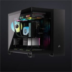 Corsair 2500X RGB Black Dual Chamber Tempered Glass Micro ATX PC Case