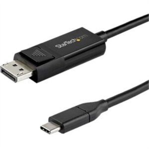 StarTech.com 6ft (2m) USB C to DisplayPort 1.4 Cable 8K 60Hz/4K - Bidirectional DP to USB-C or USB-C to DP Reversible Video Adapter Cable -HBR3/HDR/DS