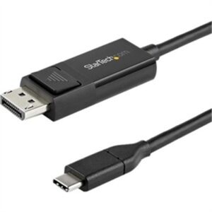 StarTech.com 3ft (1m) USB C to DisplayPort 1.2 Cable 4K 60Hz - Bidirectional DP to USB-C or USB-C to DP Reversible Video Adapter Cable - HBR2/HDR - US