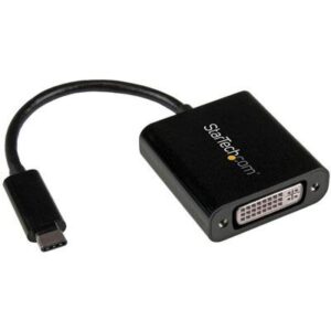 StarTech.com USB C to DVI Adapter - Black - 1920x1200 - USB Type C Video Converter for Your DVI D Display/Monitor/Projector - Upgraded Version Is CDP2